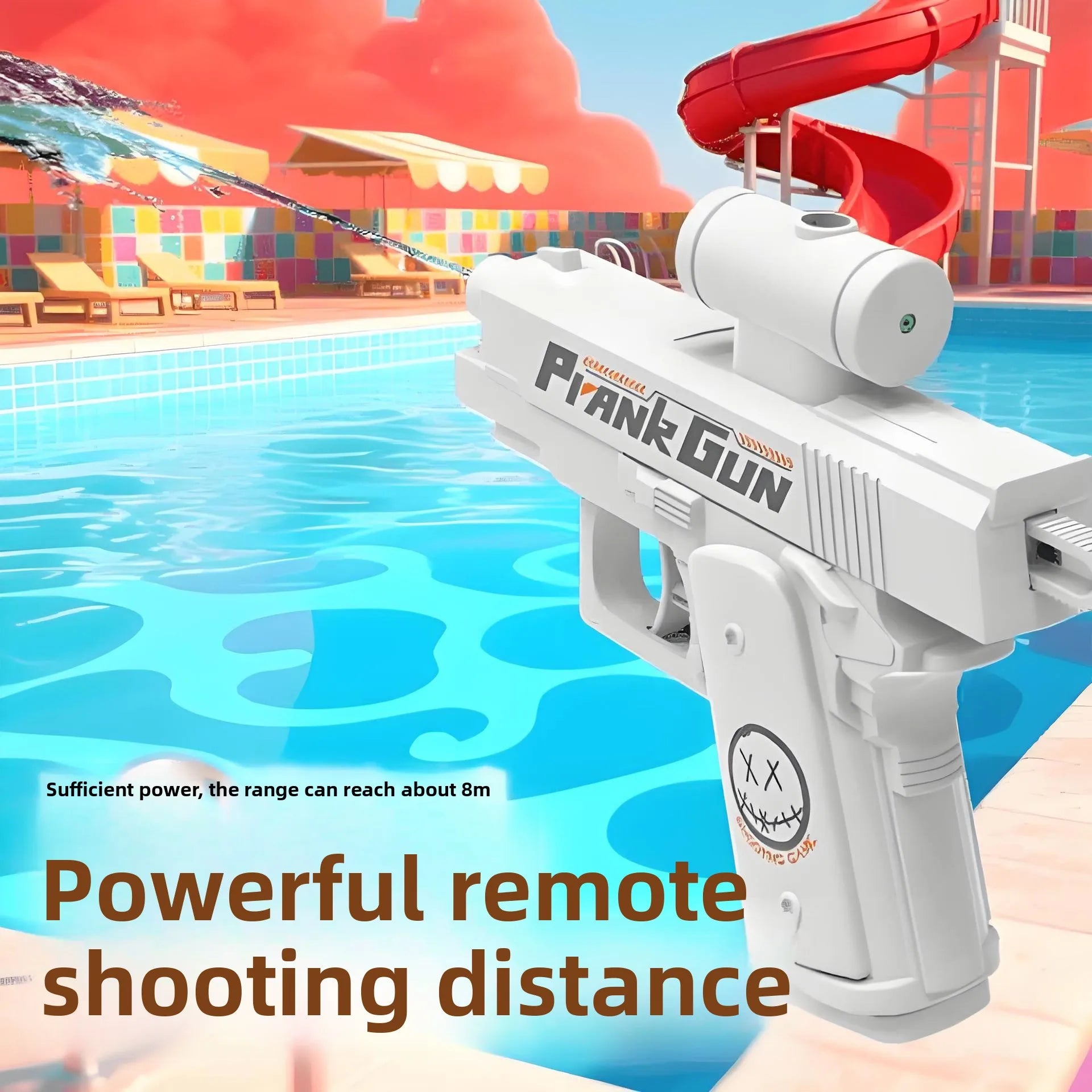 New Creative Double Sided Reverse Water Spray Gun Summer Trick Tactics Double Directional Water Spray Mini Water Play Gun Toy